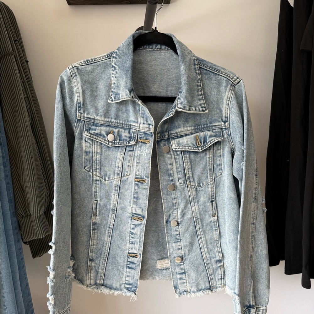 Classic Blue Denim Jean Jacket